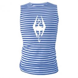 Майка-тельняшка Skyrim - PrintSalon