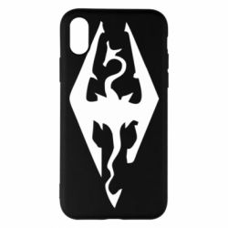 Чехол для iPhone X/Xs Skyrim - PrintSalon