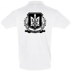 Мужское поло Слава Україні (вінок) - PrintSalon