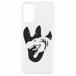 Чохол для Oppo Reno 4Слід динозавра - PrintSalon