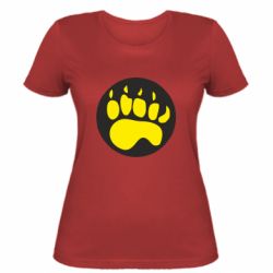 Женская футболка след - PrintSalon
