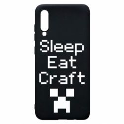 Чехол для Samsung A70 Sleep,eat, craft - PrintSalon