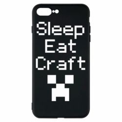 Чехол для iPhone 7 Plus Sleep,eat, craft - PrintSalon
