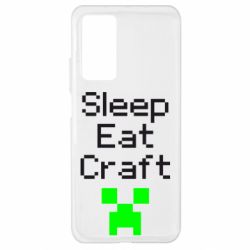 Чехол для Xiaomi Mi 10T/10T Pro Sleep,eat, craft - PrintSalon