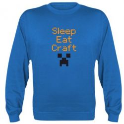 Cвитшот Sleep,eat, craft - PrintSalon