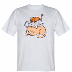 Мужская футболка Stedman Sleeping cats