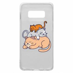 Чехол для Samsung S10e Sleeping cats - PrintSalon