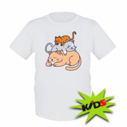 Дитяча футболка Sleeping cats