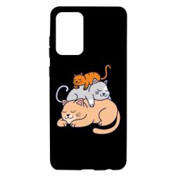 Чехол для Samsung A72 5G Sleeping cats - PrintSalon