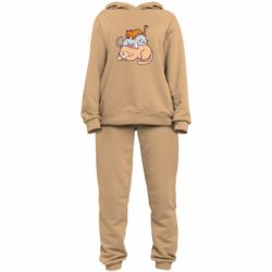 Женский костюм Sleeping cats - PrintSalon