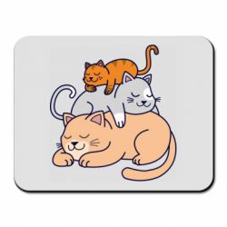 Коврик для мыши Sleeping cats - PrintSalon