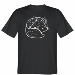 Мужская футболка Stedman Sleeping fox - PrintSalon