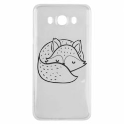 Чехол для Samsung J7 2016 Sleeping fox - PrintSalon