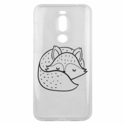 Чехол для Meizu X8 Sleeping fox - PrintSalon