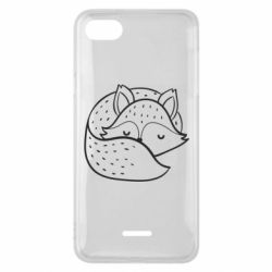 Чехол для Xiaomi Redmi 6A Sleeping fox - PrintSalon