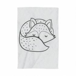 Полотенце с принтом Sleeping fox - PrintSalon