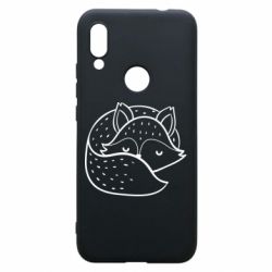 Чехол для Xiaomi Redmi 7 Sleeping fox - PrintSalon
