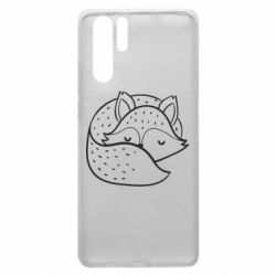 Чехол для Huawei P30 Pro Sleeping fox - PrintSalon