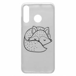 Чехол для Huawei P30 Lite Sleeping fox - PrintSalon