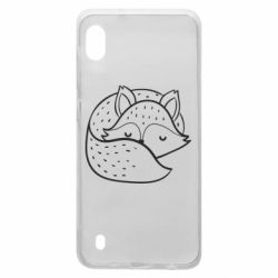 Чехол для Samsung A10 Sleeping fox - PrintSalon