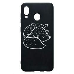 Чехол для Samsung A30 Sleeping fox - PrintSalon