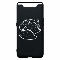 Чехол для Samsung A80 Sleeping fox - PrintSalon