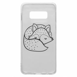Чехол для Samsung S10e Sleeping fox - PrintSalon