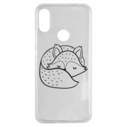 Чехол для Xiaomi Redmi Note 7 Sleeping fox - PrintSalon