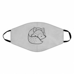 Маска многоразовая Sleeping fox - PrintSalon