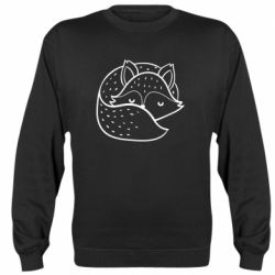 Cвитшот Sleeping fox - PrintSalon