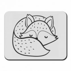 Коврик для мыши Sleeping fox - PrintSalon