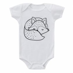 Детский бодик Sleeping fox - PrintSalon