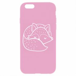 Чехол для iPhone 6 Plus/6S Plus Sleeping fox - PrintSalon