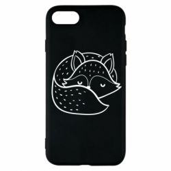 Чехол для iPhone 7 Sleeping fox - PrintSalon