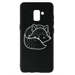 Чехол для Samsung A8+ 2018 Sleeping fox - PrintSalon