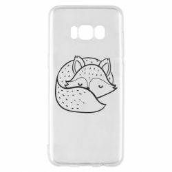 Чехол для Samsung S8 Sleeping fox - PrintSalon