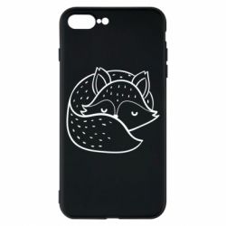 Чехол для iPhone 8 Plus Sleeping fox - PrintSalon
