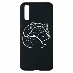Чехол для Huawei P20 Sleeping fox - PrintSalon