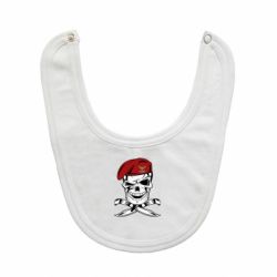 Слюнявчик  Череп ДШВ - PrintSalon