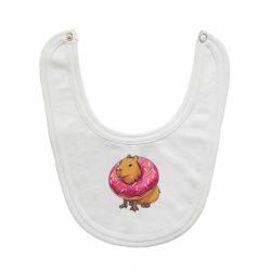 Слюнявчик  Пончик с капибарой - PrintSalon