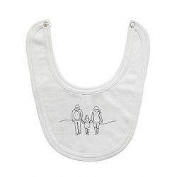 Слюнявчик  Семья! - PrintSalon