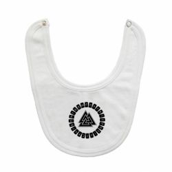 Слюнявчик  Scandinavian Runes And Walknut - PrintSalon