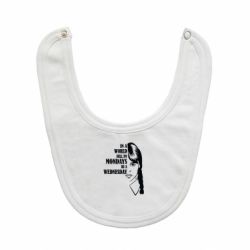 Слюнявчик  Wednesday girl - PrintSalon