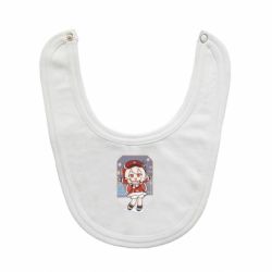 Слюнявчик  Зимняя Кли - PrintSalon