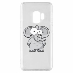 Чехол для Samsung S9 Слон глазастый - PrintSalon