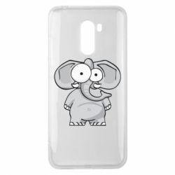 Чехол для Xiaomi Pocophone F1 Слон глазастый - PrintSalon