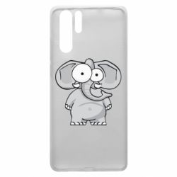 Чехол для Huawei P30 Pro Слон глазастый - PrintSalon