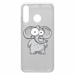 Чехол для Huawei P30 Lite Слон глазастый - PrintSalon