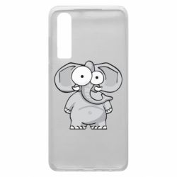 Чехол для Huawei P30 Слон глазастый - PrintSalon