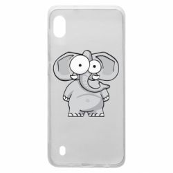 Чехол для Samsung A10 Слон глазастый - PrintSalon